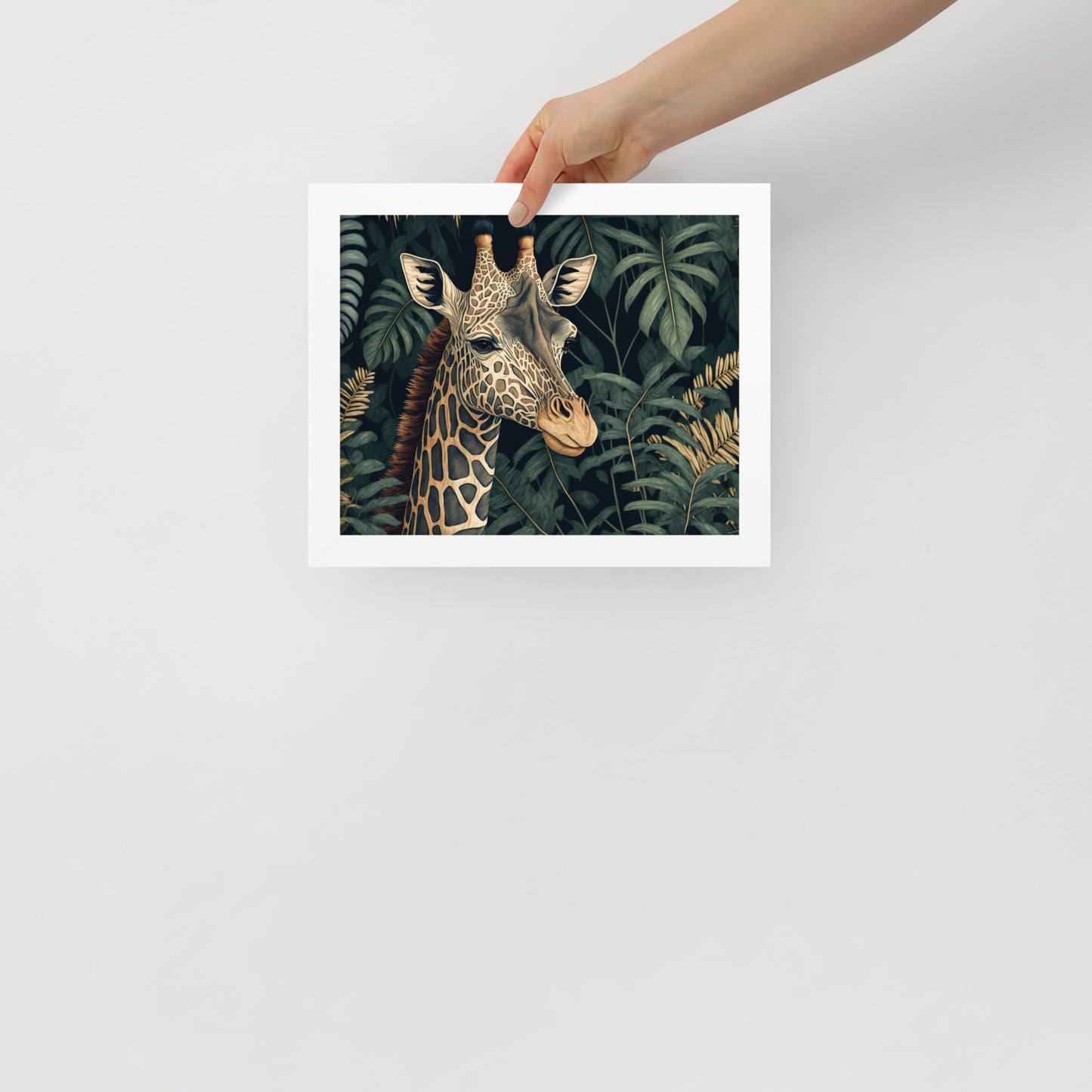 Giraffe Framed poster