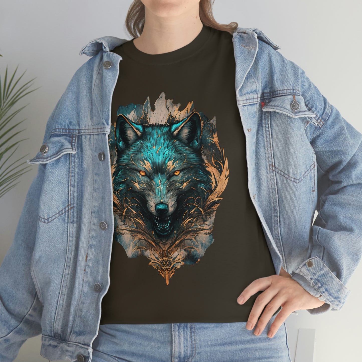 Wolf Unisex Heavy Cotton Tee