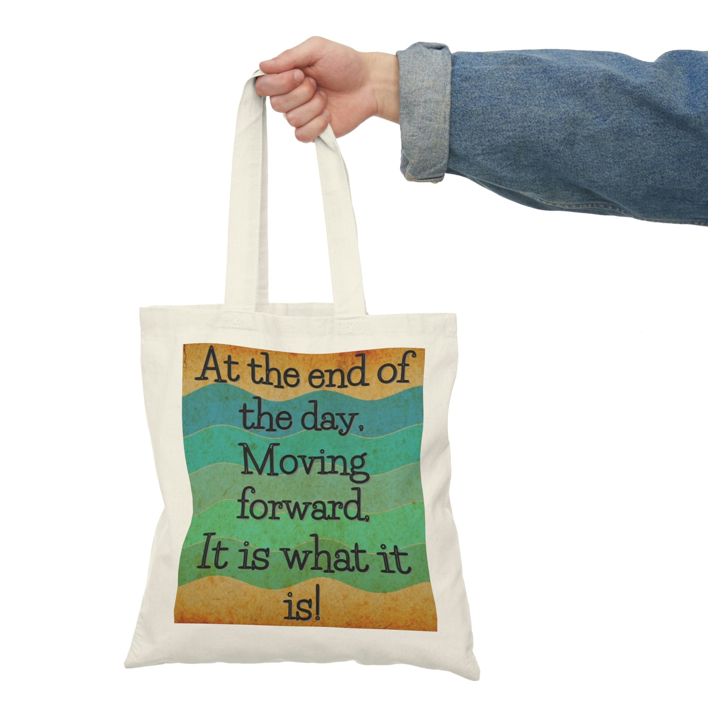 3 phrases of today Natural Tote Bag